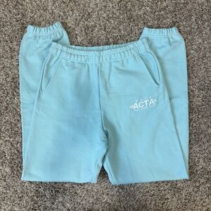 NWT Acta Sweatpants Light Blue SMALL